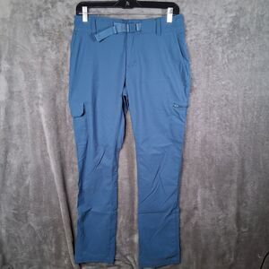 The North Face Paramount Mid Rise Hiking Pants Women's Sz 4 Teal Blue Cargo